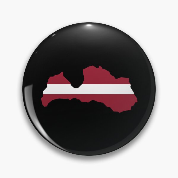 Item preview, Latvia Shaped Flag LV designed and sold by shitpostee.