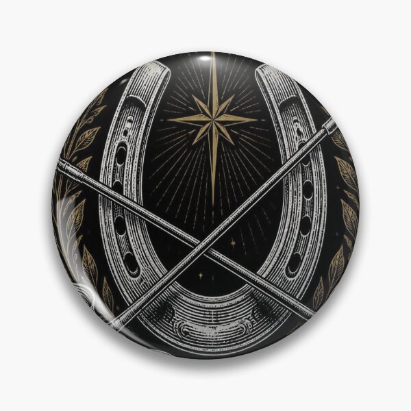 Artikelvorschau, Horseshoe Good Luck Dark Academia Equestrian Art entworfen und verkauft von SunnyDesign82.