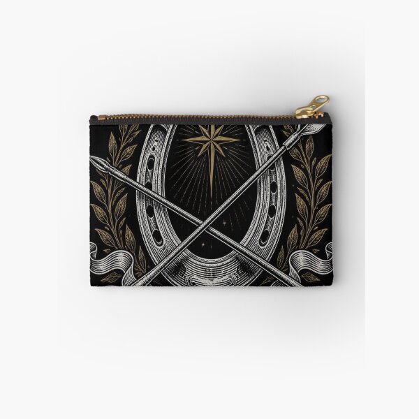 Item preview, Horseshoe Good Luck Dark Academia Equestrian Art designed and sold by SunnyDesign82.