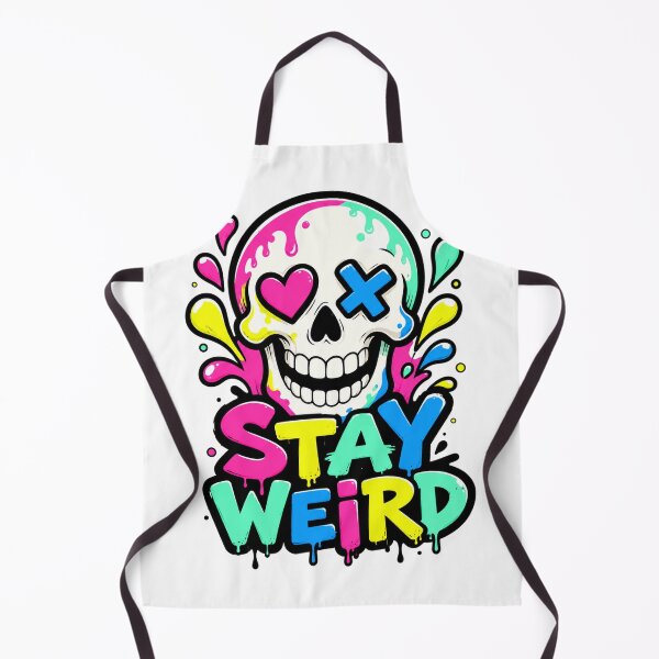 Item preview, Color Splash Skull Stay Weird Statement designed and sold by the-dovlat.