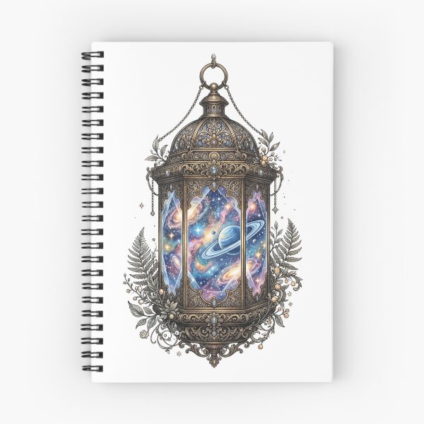 Item preview, Antique Lantern Cosmic Galaxy Terrarium designed and sold by Ortsas.