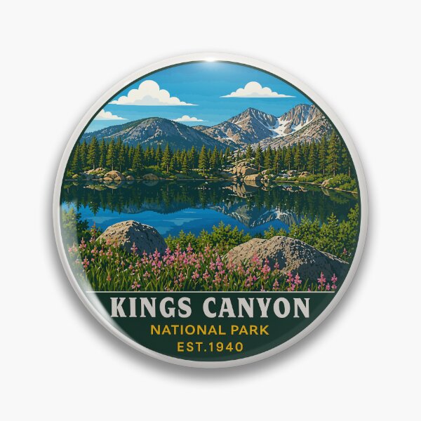Item preview, Kings Canyon National Park Sticker designed and sold by Gideon Emmerich.