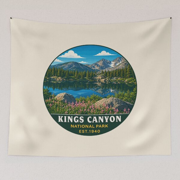 Item preview, Kings Canyon National Park Sticker designed and sold by Gideon Emmerich.