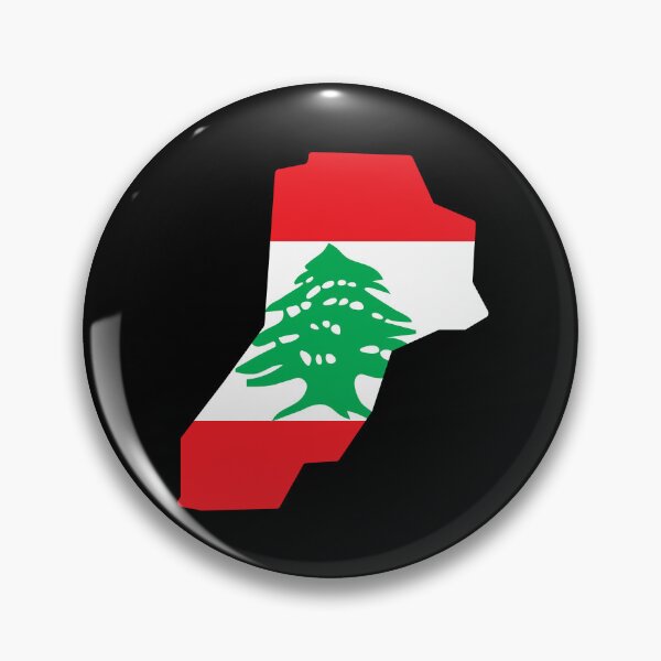 Aperçu de l'œuvre Drapeau du Liban en forme de LB créée et vendue par shitpostee.