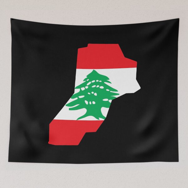 Item preview, Lebanon Shaped Flag LB designed and sold by shitpostee.