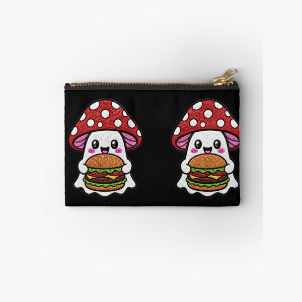 Item preview, Cute Ghost Burger Kawaii Embroidery Patch Design Mushroom Boo designed and sold by ColorSplash123.