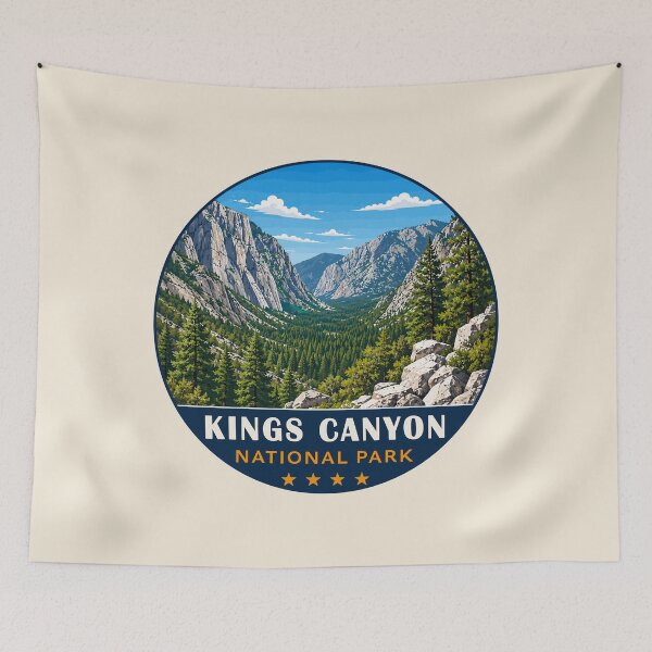 Item preview, Kings Canyon National Park Sticker designed and sold by Gideon Emmerich.