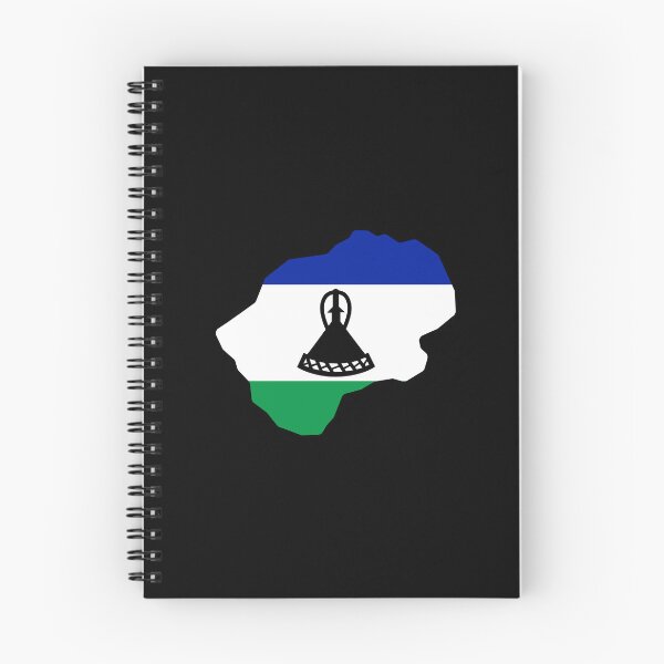 Item preview, Lesotho Shaped Flag LS designed and sold by shitpostee.