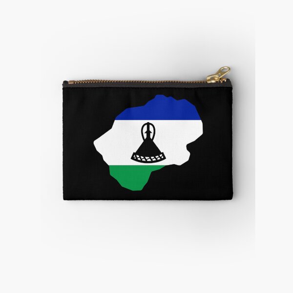 Item preview, Bandera con forma de Lesotho LS designed and sold by shitpostee.