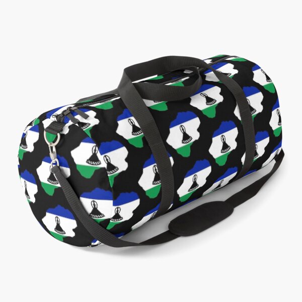 Item preview, Lesotho Shaped Flag LS designed and sold by shitpostee.
