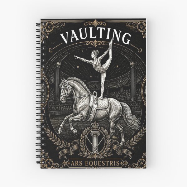Item preview, Equestrian Vaulting Dark Academia Art designed and sold by SunnyDesign82.