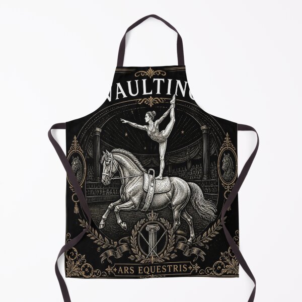 Item preview, Equestrian Vaulting Dark Academia Art designed and sold by SunnyDesign82.