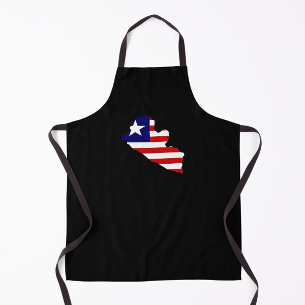 Item preview, Liberia Shaped Flag LR designed and sold by shitpostee.