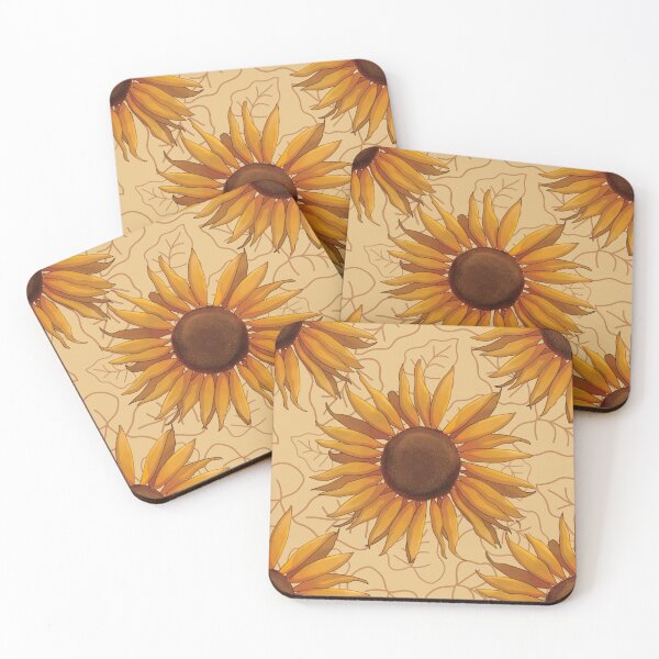 Item preview, Autumnal sunflower - sandy gold designed and sold by OhNoNotAgain42.