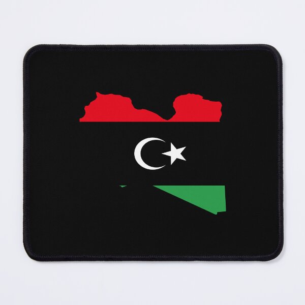 Item preview, Libya Shaped Flag LY designed and sold by shitpostee.