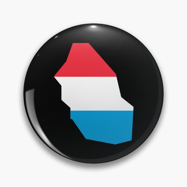 Item preview, Luxembourg Shaped Flag LU designed and sold by shitpostee.