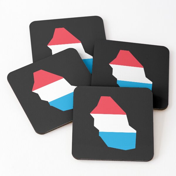 Item preview, Luxembourg Shaped Flag LU designed and sold by shitpostee.