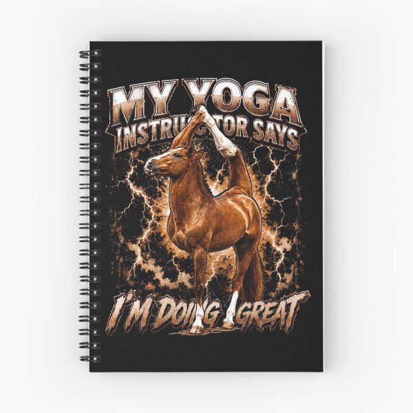Item preview, Funny Horse Yoga Instructor Says I'm Doing Great designed and sold by Vermanartist.