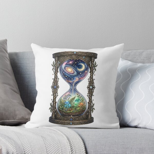 Item preview, Celestial Galaxy Hourglass Glowing Mushroom Terrarium designed and sold by Ortsas.