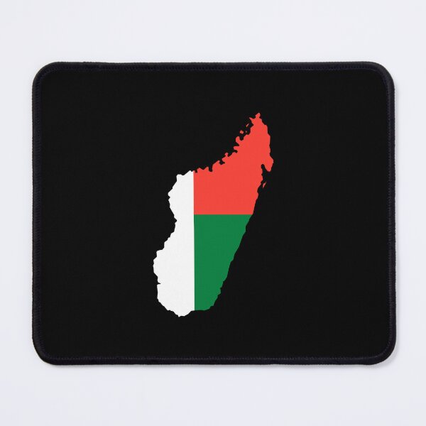 Item preview, Madagascar Shaped Flag MG designed and sold by shitpostee.