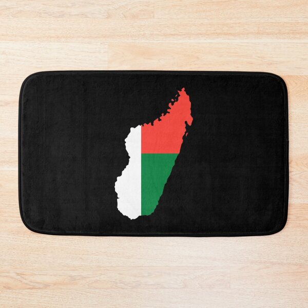 Item preview, Madagascar Shaped Flag MG designed and sold by shitpostee.