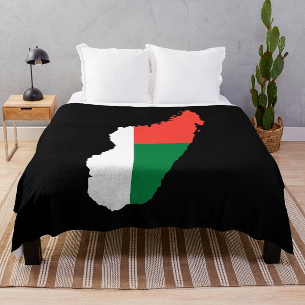Item preview, Madagascar Shaped Flag MG designed and sold by shitpostee.