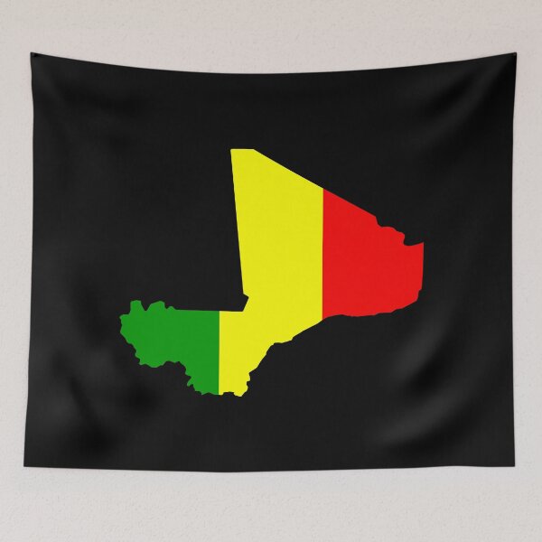 Item preview, Mali Shaped Flag ML designed and sold by shitpostee.