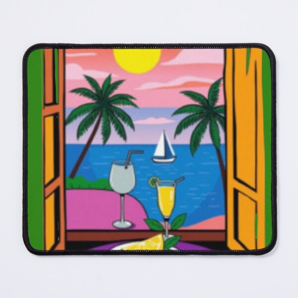Item preview, Ocean Horizon Sunset Balcony designed and sold by ScenicDoors.