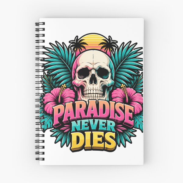 Item preview, Tropical Skull Sunset Island Escape Forever designed and sold by the-dovlat.
