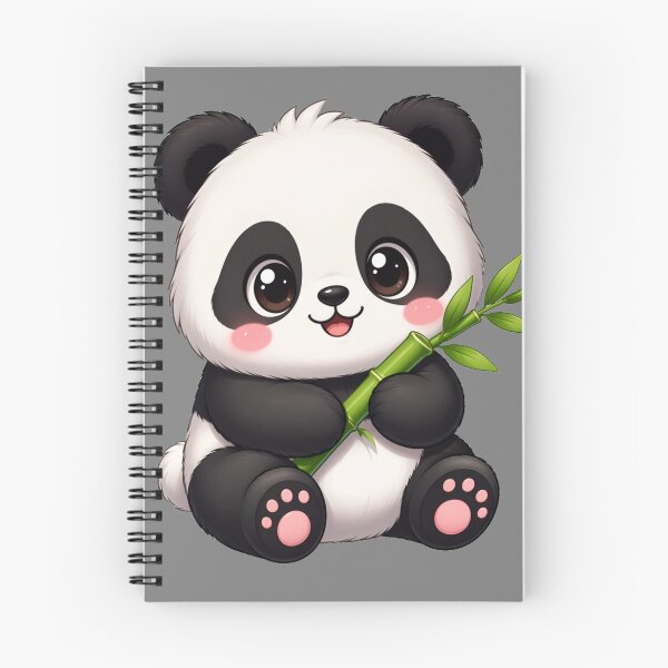 Item preview, Cute Panda & Bamboo — Kawaii Chibi Sticker designed and sold by NUFADE.