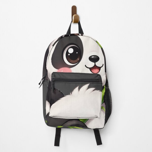 Item preview, Cute Panda & Bamboo — Kawaii Chibi Sticker designed and sold by NUFADE.