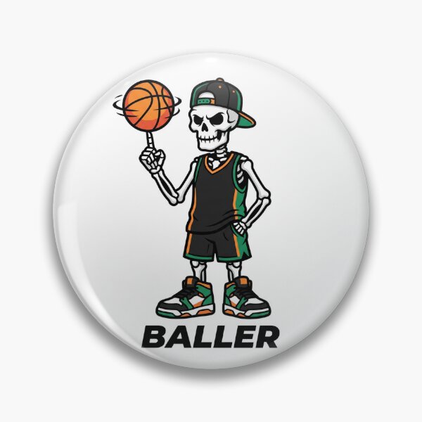 Item preview, Streetball Skeleton Emerald Green Pop Sticker designed and sold by Mr-wow.