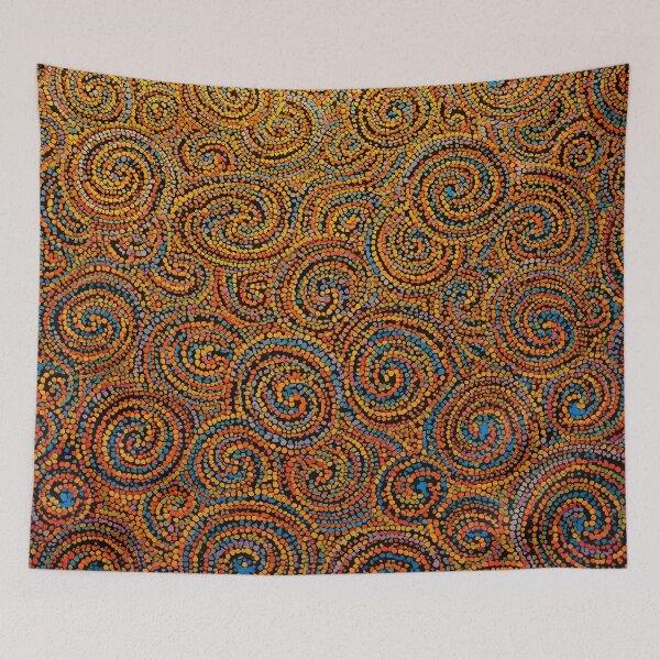 Item preview, Aboriginal Inspired Dot Art - Colorful Circulars Pattern designed and sold by GrinGalore.