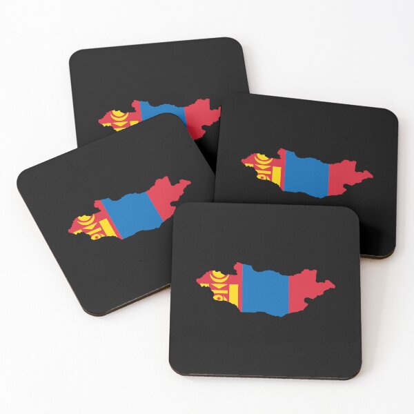 Item preview, Mongolia Shaped Flag MN designed and sold by shitpostee.