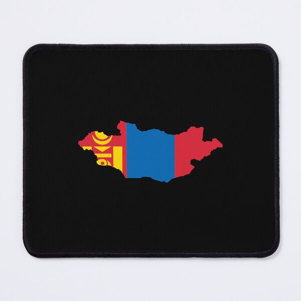 Item preview, Mongolia Shaped Flag MN designed and sold by shitpostee.