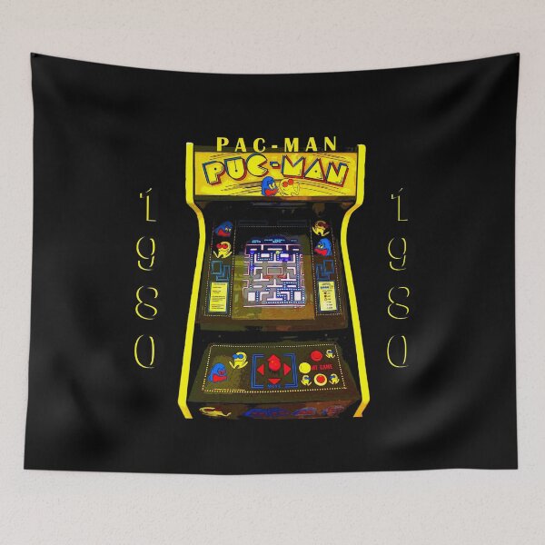 Item preview, Pac Man 1980 Arcade Game Art designed and sold by Dlt1981.
