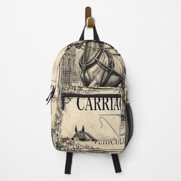 Item preview, Carriage Driving Ivory Vintage Equestrian Art designed and sold by SunnyDesign82.