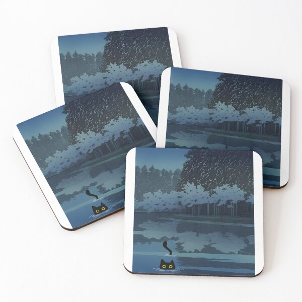 Item preview, Cat in Spring Evening at Inokashira Park  designed and sold by PurrfectHome.