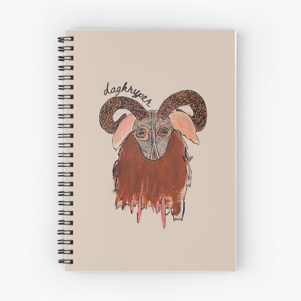 Item preview, Mora — Day Creeper No. 2 Horned Creature Dark Folk Art Sheep designed and sold by dagkryper.