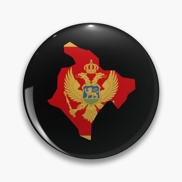 Item preview, Montenegro Shaped Flag ME designed and sold by shitpostee.