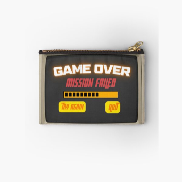 Item preview, Game Over Mission Failed - Retro PC Arcade Aesthetic designed and sold by DesignZeoxsyArt.