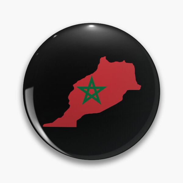 Item preview, Morocco Shaped Flag MA designed and sold by shitpostee.