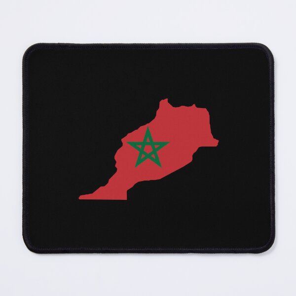 Item preview, Morocco Shaped Flag MA designed and sold by shitpostee.