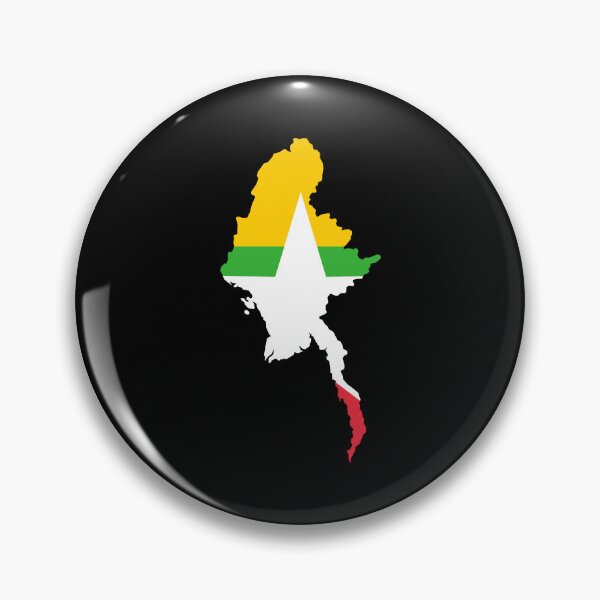 Item preview, Myanmar Shaped Flag MM designed and sold by shitpostee.