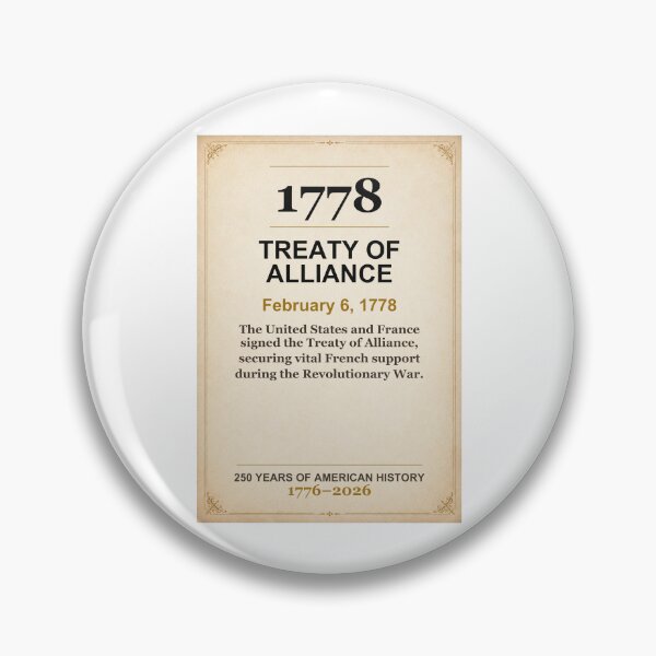 Item preview, America 250 | Treaty of Alliance | 1778 designed and sold by ariksworld.