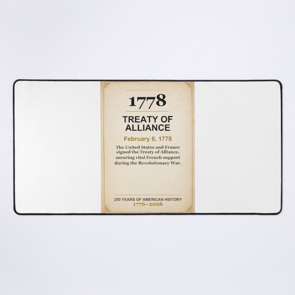 Item preview, America 250 | Treaty of Alliance | 1778 designed and sold by ariksworld.