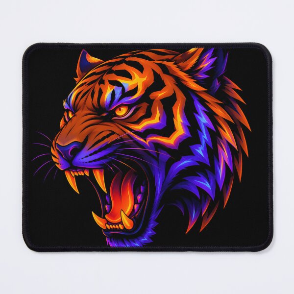 Item preview, Neon Bengal Tiger — Cool Streetwear Sticker designed and sold by NUFADE.