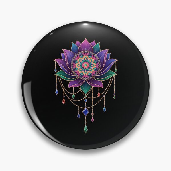 Item preview, Spirituality Sacred Geometry Lotus Flower Zen designed and sold by LuminOrb.