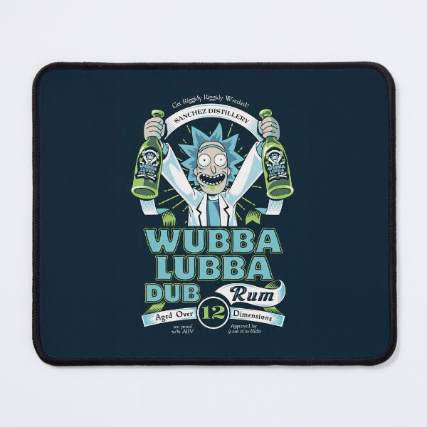 Item preview, Rick and Morty Wubba Lubba Dub Dub Funny Vintage Design designed and sold by PosterFuel.