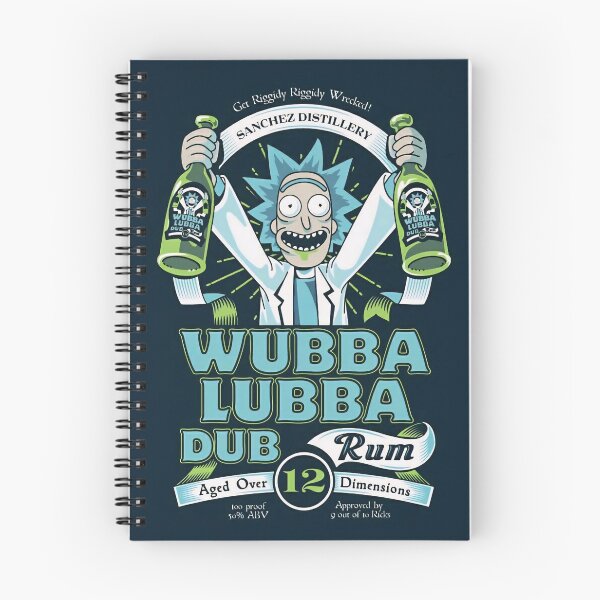 Item preview, Rick and Morty Wubba Lubba Dub Dub Funny Vintage Design designed and sold by PosterFuel.